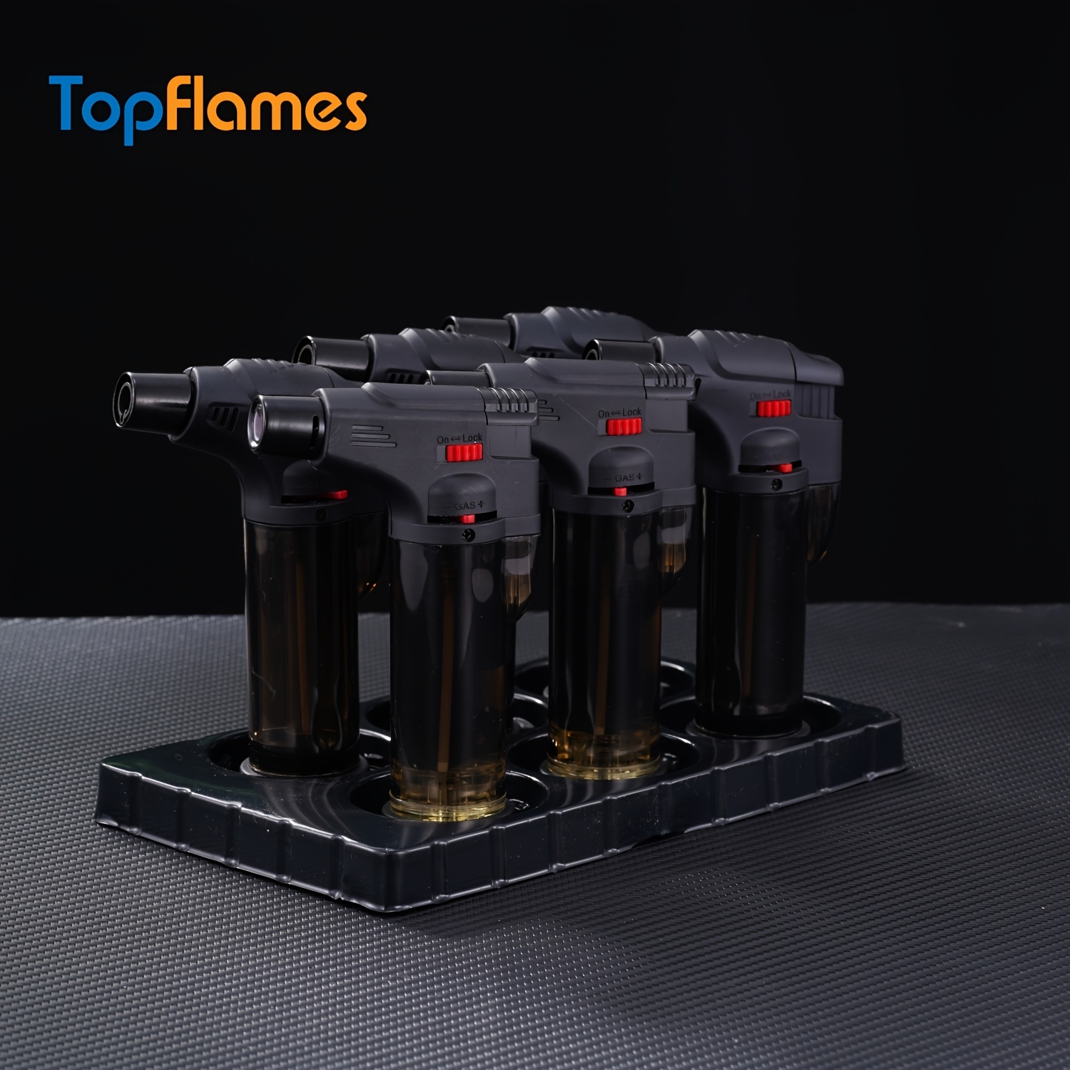 6個入りスプレーガンジェットブタンガス点火器、調整可能な炎の - Camping Cooking Flame のレビューと価格