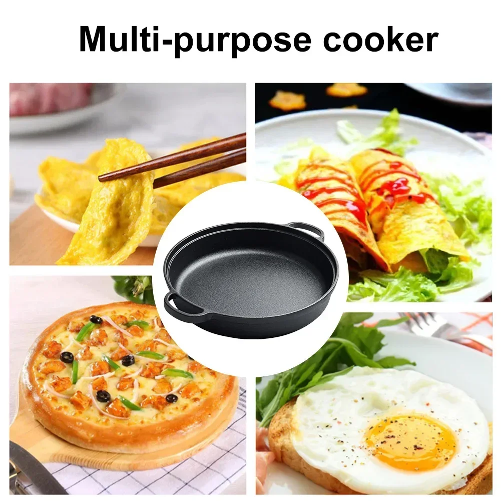 鋳鉄製ダッチオーブン、スキレット蓋付き、両手ハンドル付きダッ - Camp Dutch Oven Cast のレビューと価格