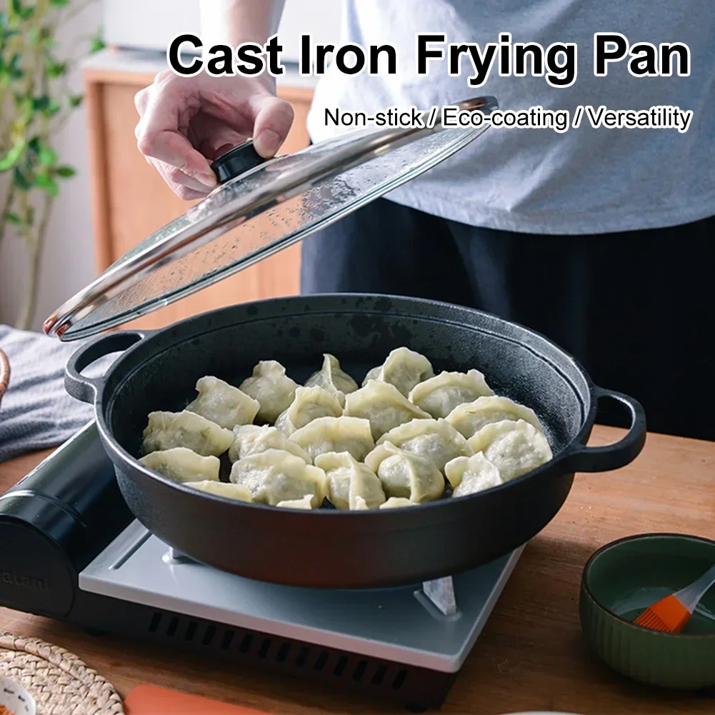鋳鉄製ダッチオーブン、スキレット蓋付き、両手ハンドル付きダッ - Camp Dutch Oven Cast のレビューと価格