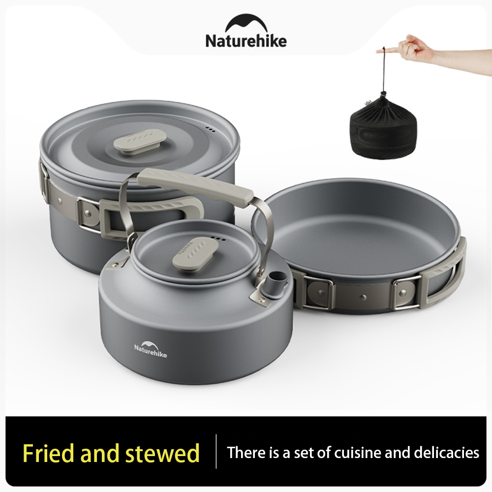Naturehike アウトドアポットセット、キャンプ調理器 - Camping Outdoor Cooking Equipment のレビューと価格