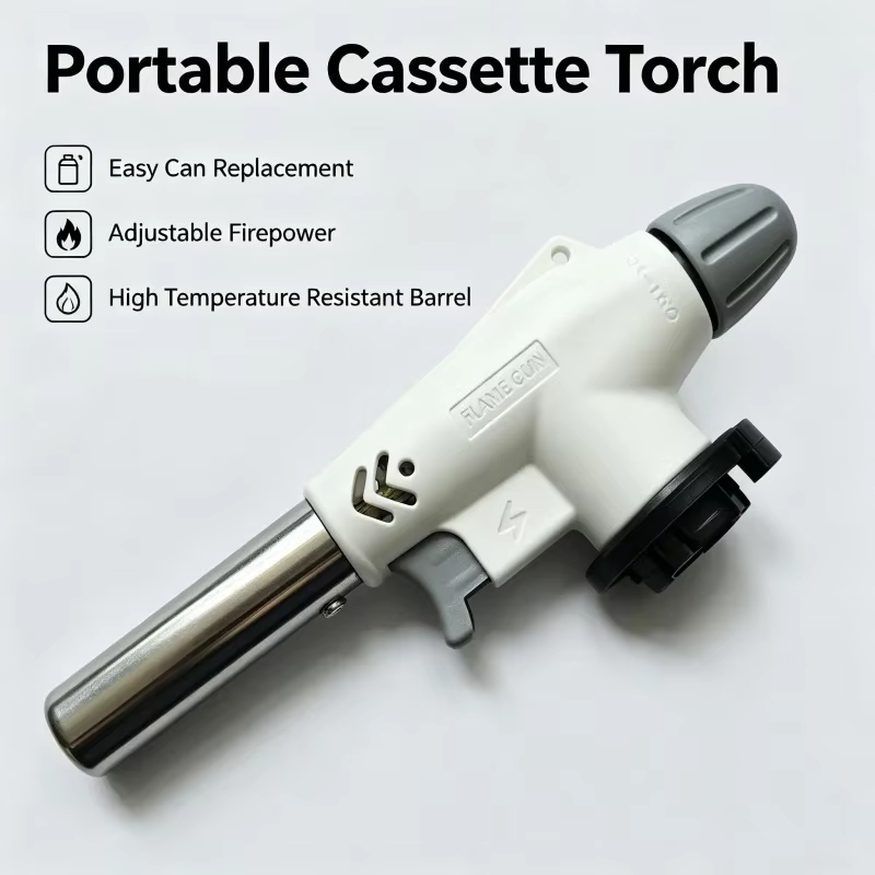 トーチクッキング自動点火ブタンガス溶接バーナー溶接ガスバーナ - Camping Cooking Flame のレビューと価格