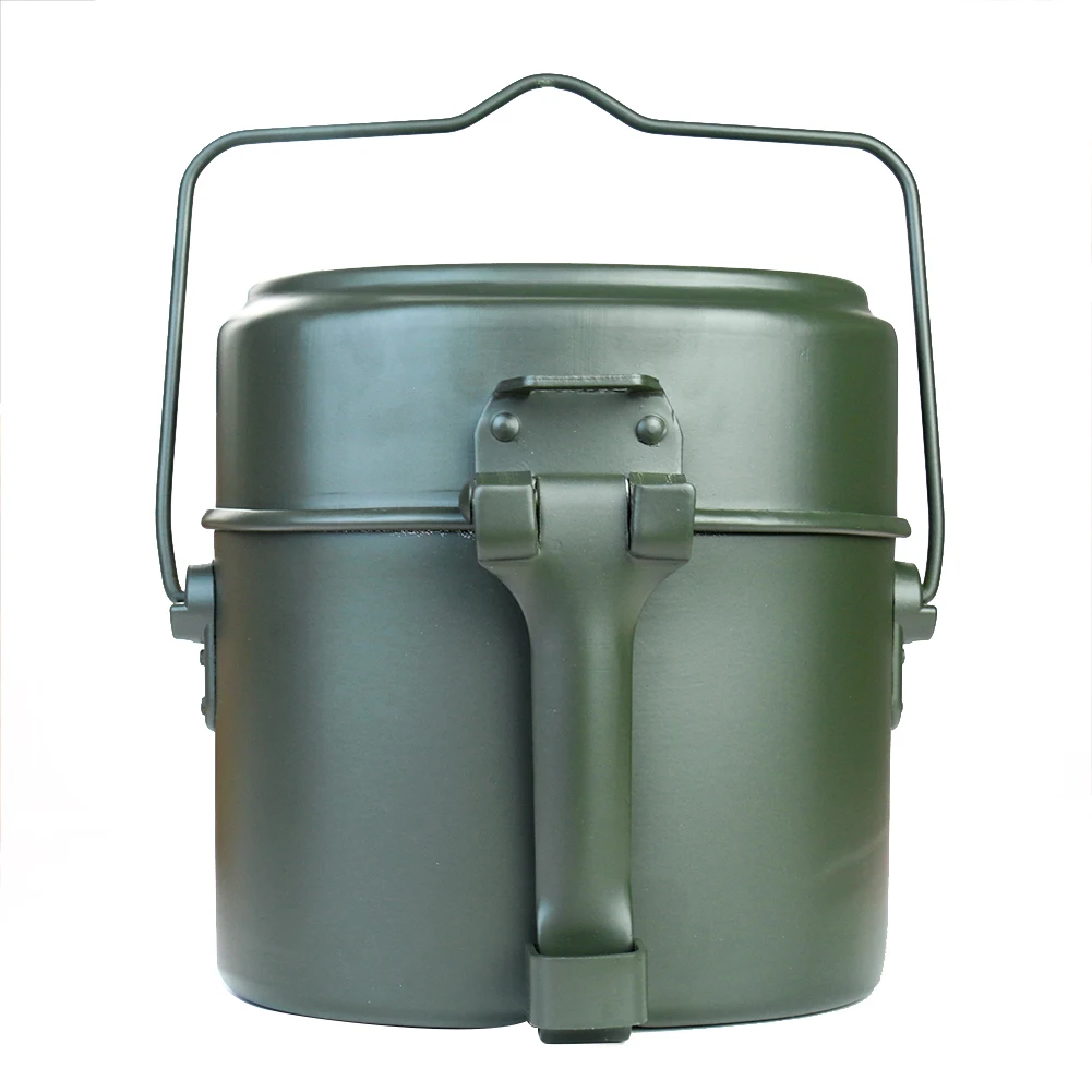 ポータブル合金ポットとボウルランチボックスセット軽量耐久性の - Camping Cooking Set Lightweight のレビューと価格